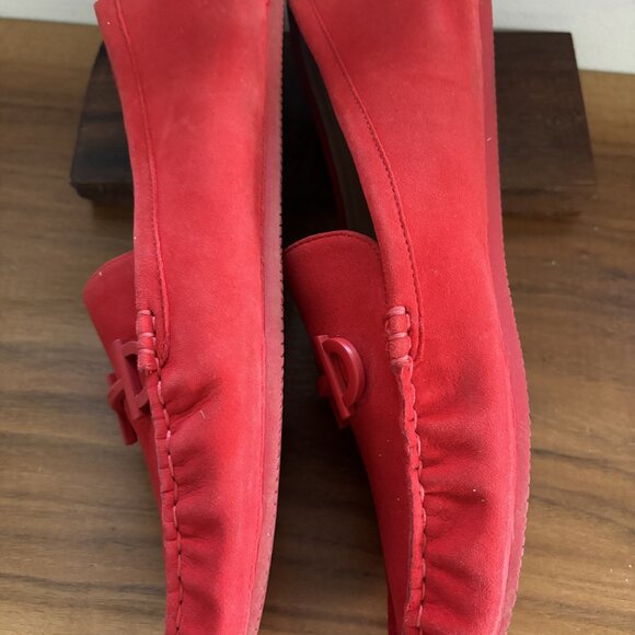 Cole Haan Tully Driver Loafer, True Red (like new, with box) - Picture 4 of 6